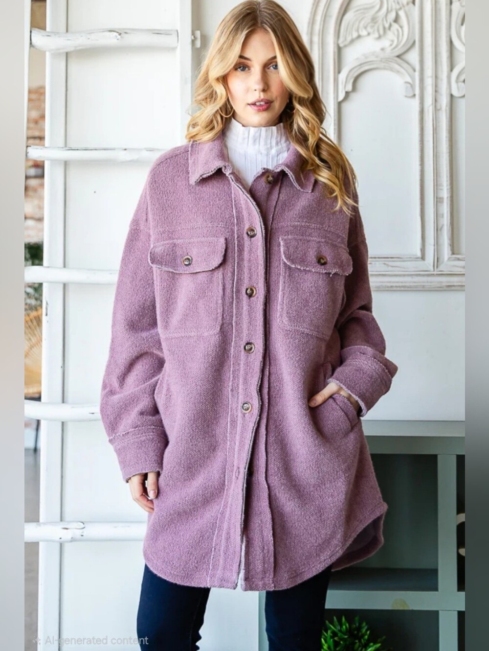 #1788 Oli & Hali Purple Haze Cozy Fleece Jacket